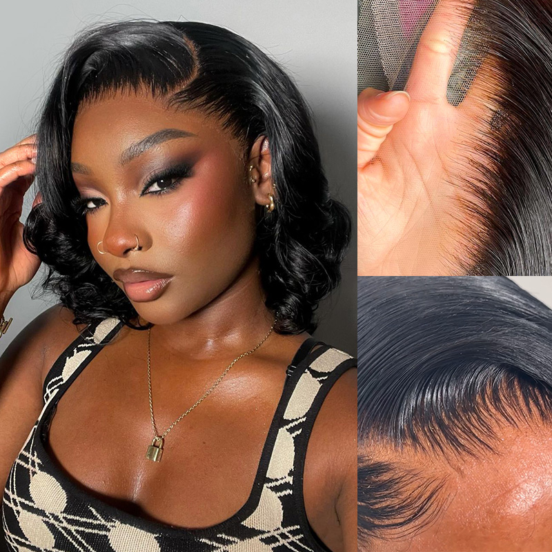 250% Density Human Hair Body W - Glueless Wear And Go Human Hair Wig review and price