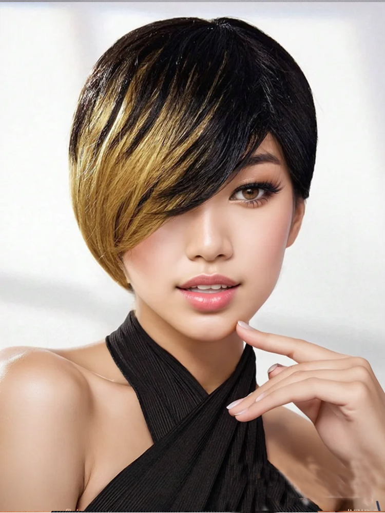 Short Pixie Cut Wig Straight O - Short Pixie Cut Wig Human Hair Cheap review and price