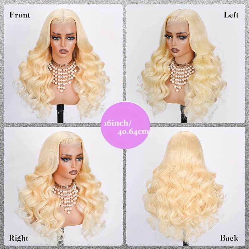 613 Lace Front Wig Human Hair  - 613 Blonde Body Wave Lace Front Wig review and price