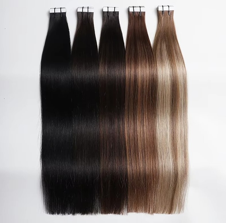 Tape Ins Human Hair Extensions - Invisible Tape In Extensions Real Hair review and price
