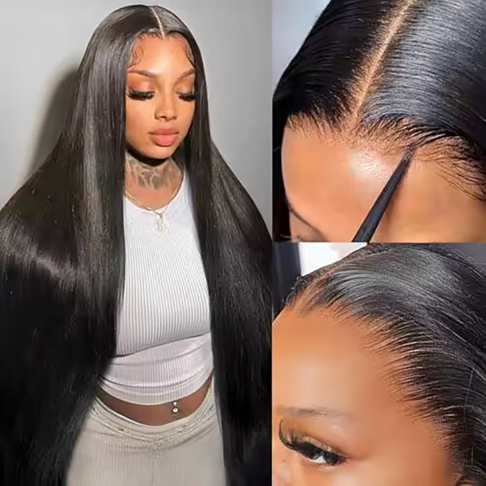 200% Density Bone Straight 7x6 - Hd Lace Frontal Wig Human Hair Pre Plucked review and price
