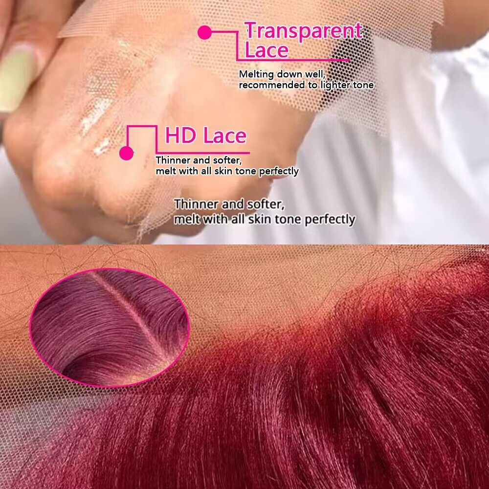 200 Density Burgundy Deep Wave - Human Hair Wigs review and price