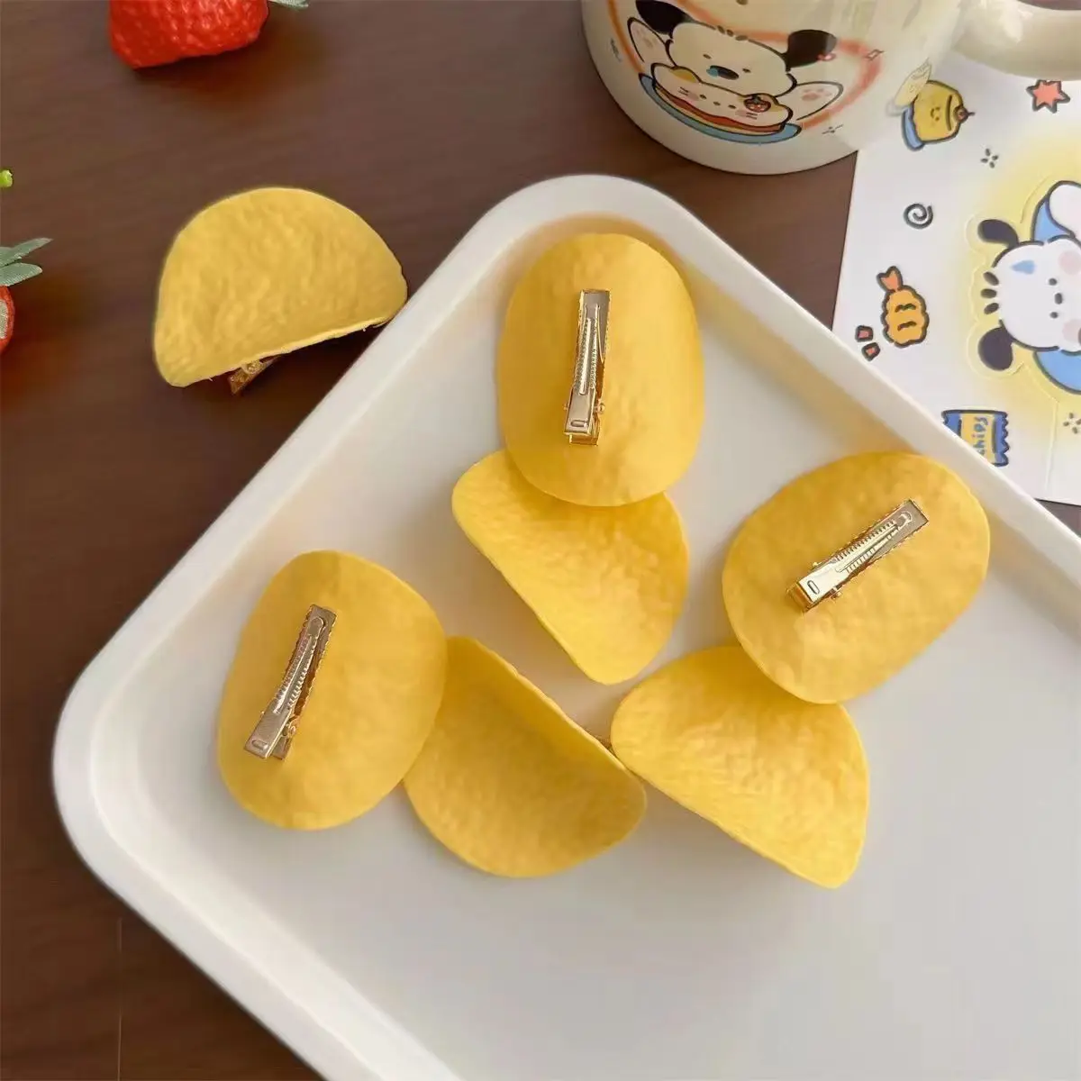 Simulation Potato Chip Hair Cl - Hair Bundles review and price